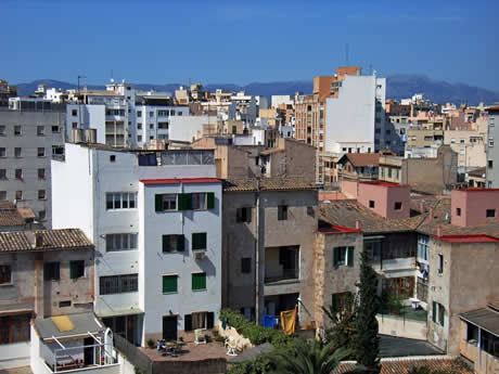 A view of palma de mallorca spain photo