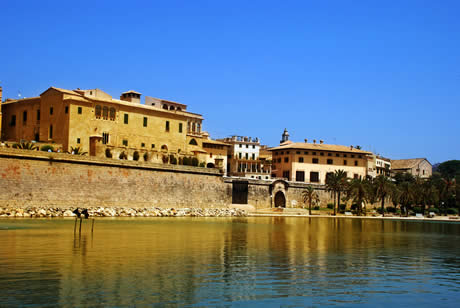 Buildings in palma de mallorca photo