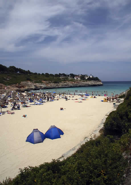 Cala mandia beach in majorca photo