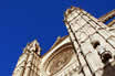 Facade Of The Cathedral La Seu Majorca