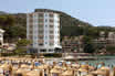 Mallorca Beach View With Hotels And Apartments In The Background