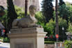 Monument And Pedestrian Street In Palma De Mallorca